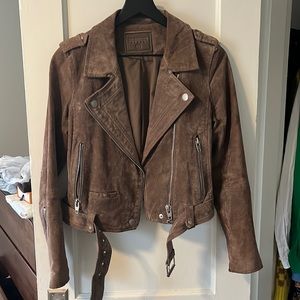 BlankNYC Suede Moto Jacket